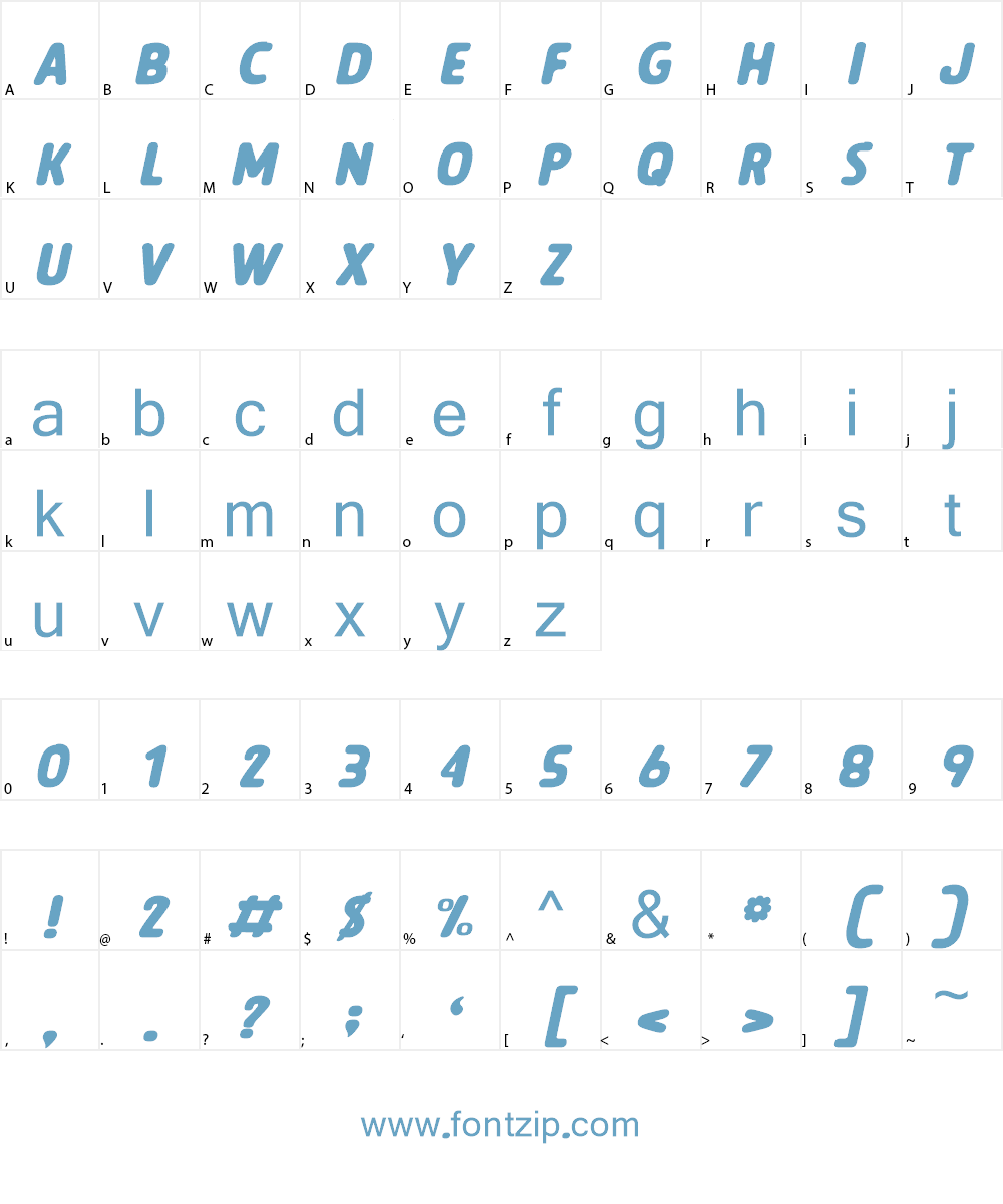 LEGEND OF THE WHITE LION Font Character